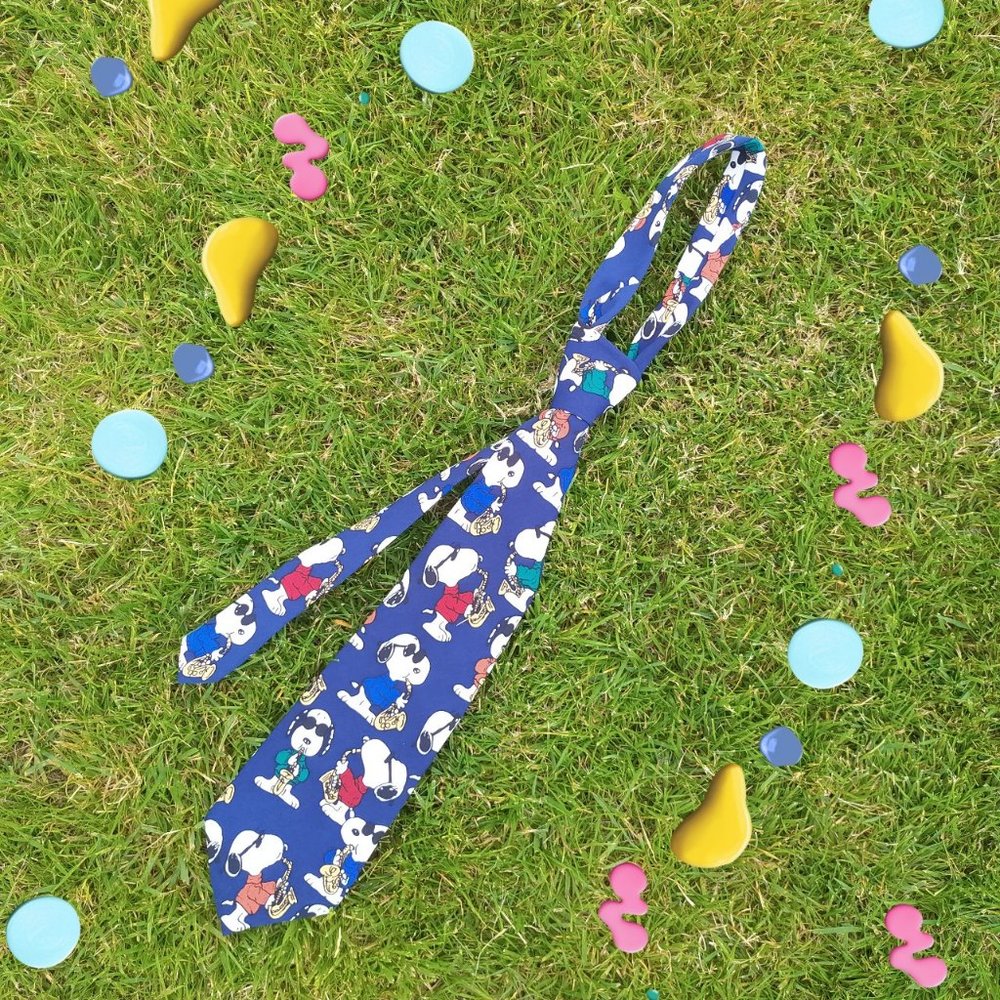 💙Blue Snoopy Tie💙